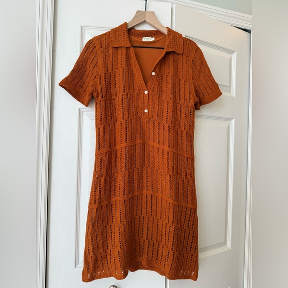 Spartina 449 Bettina Polo Dress Pecan nwot - Picture 5 of 9